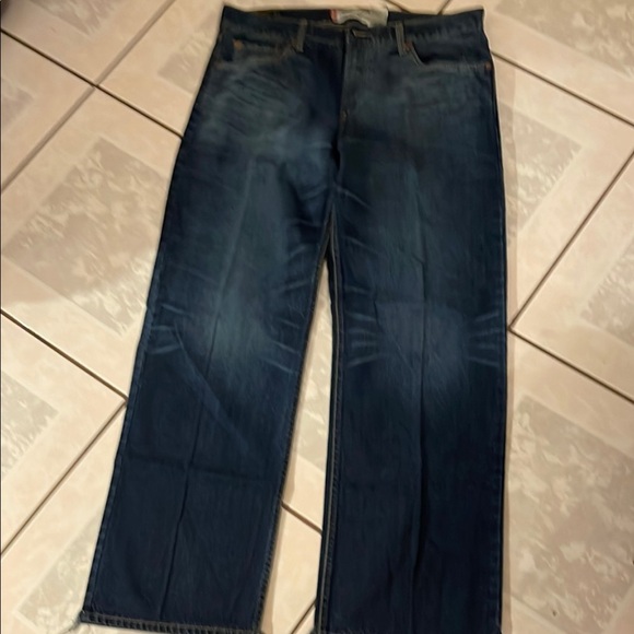 Levi’s 529 Straight Blue Jeans with Classic Denim Style Size W36 W34 - Picture 1 of 6
